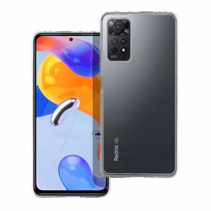 Caurspīdīgs viedtālruņa apvalks 2 mm XIAOMI Redmi Note 11 Pro 5G (kameras aizsardzība) caurspīdīgs