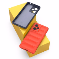 Viedtālruņa apvalks Magic Shield Xiaomi Redmi Note 12 Pro+ elastīgs aizsargs - sarkans