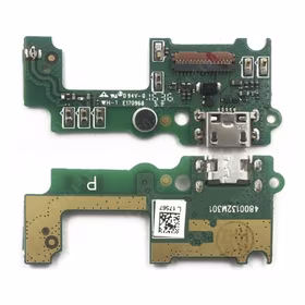 Charging Port Saderīgs ar Huawei Y6 Pro (2015) Ar Flex / Plata HQ