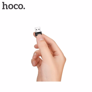 Adapteris OTG USB A uz USB C Hoco UA6 melns