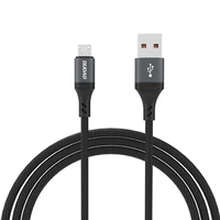 Dudao L3SM USB-A - MicroUSB 3A 1.2m pīts kabelis - melns