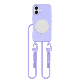 Tech-Protect MagNecklace MagSafe apvalks iPhone 16 - violets