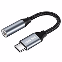 Beline Adapteris USB-C/Jack 3,5mm pelēks DAC Samsung/iPhone 15