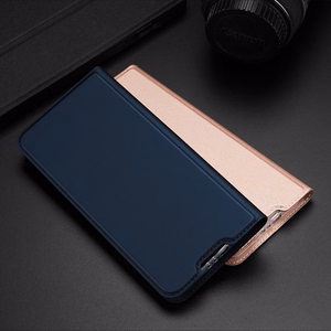 DUX DUCIS Skin Pro grāmatas tipa apvalks Xiaomi Mi 11 Pro rozā