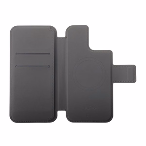 Puro Folio MagSafe 2-in-1 atverams vāciņš-maks iPhone 15 Plus / 14 Plus / 12 Pro Max, melns