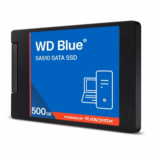 WD zils SA510 SATA SSD in a 7 mm/2.5-inch enclosure 500 GB (WDS500G5B0A-00LMP0)