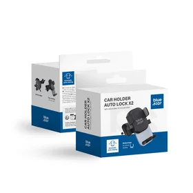 BLUE STAR automašīnas turētājs gaisa ventilācijai AUTO LOCK X2, melns