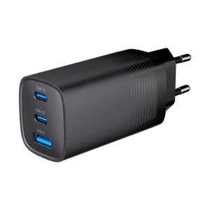 Gembird TA-UC-PDQC65-01-BK mobile device charger Universal melns AC Fast charging Indoor