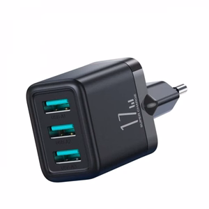 Lādētājs Joyroom JR-TCN02 melns 17W (3xUSB)