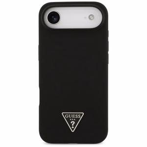 Guess Silikona Trīsstūra Logotipa Magnētiskais viedtālruņa apvalks iPhone 17 Air - melna