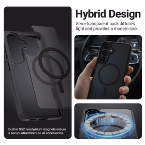 Crong Hybrid Matte Magnetic MagSafe vāciņš ierīcei Samsung Galaxy A37 / A36, lavandas krāsā
