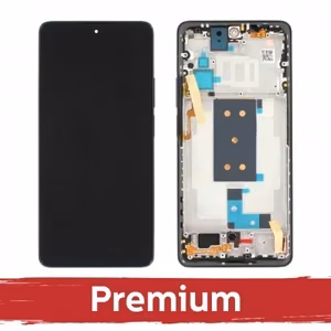 LCD displejs saderīgs ar Xiaomi 11T Pro / 11T (Poco F4 GT) ar rāmi / Moonlight White / OEM
