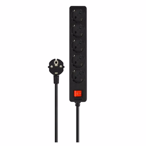 Savio LZ-15 – Schuko pagarinātājs, 5 kontaktligzdas, 5 m