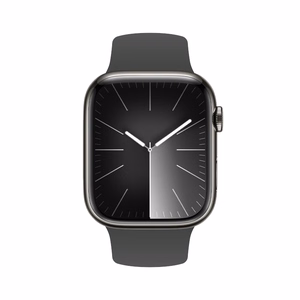 Crong Liquid  siksniņa Apple Watch 44 / 45 / 46 / 49 mm, grafīta krāsā