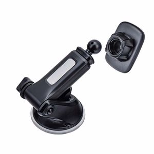 FORCELL F-GRIP Carbon H-CT327 magnētiskais auto turētājs vējstiklam / paneļim melns
