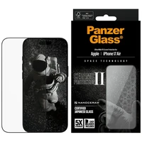 PanzerGlass Keramikas II Īpaši platais pielāgojums EasyAligner rūdītais stikls iPhone Air