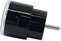 Shelly Plug PM Gen3 Matter 13A viedā kontaktligzda, melna