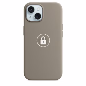 Telefona maciņš "Silicone Case v2" iPhone 15 / Clay / iepakojumā