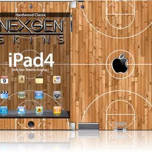 Nexgen Hardwood Classic 3D decorative skin set for iPad 2/3/4