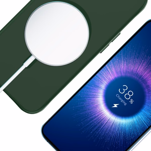 3mk Smoke MagCase priekš iPhone 17 zaļš-caurspīdīgs