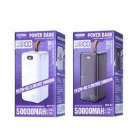 Ārējā baterija Power Bank Remax RPP-117 22.5W 50000mAh melna