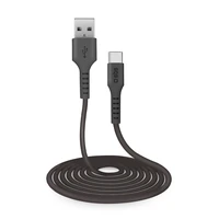 SBS TECABLETC3MTK USB-A - USB-C kabelis 3 m - melns