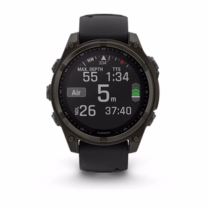 Viedpulkstenis Garmin Fenix 8 Sapphire Solar melns/pelēks