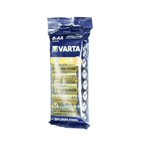 VARTA sārma baterija R6 (AA) Longlife 8 gab.