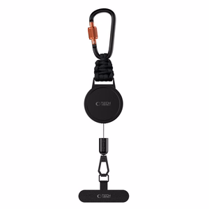 Tech-Protect ATH04 UrbanLoop Lanyard - Black and Orange