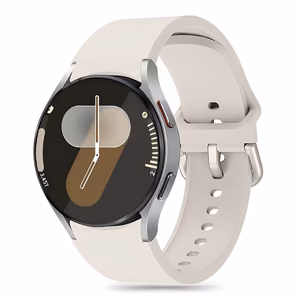 Tech-Protect силиконовый ремешок для Samsung Galaxy Watch 4 / 5 / 5 Pro / 6 / 7 / FE - бежевый