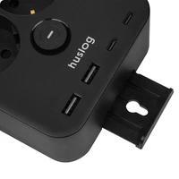 Huslog Power strip with phone holder HUS1055