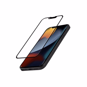 Crong Anti-Bacterial 3D Armor Glass 9H rūdīta stikla ekrāna aizsargs iPhone 14 Plus / 13 Pro Max, ar uzstādīšanas rāmi