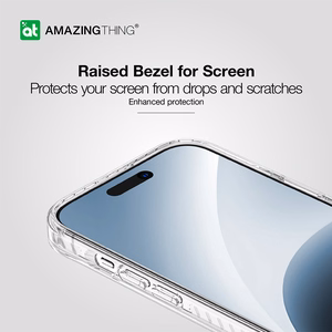 Amazing Thing Titan Pro apvalks 10FT IP156.7TPCL Iphone 15 Plus - caurspīdīgs