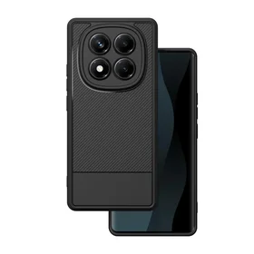 Vienkāršs oglekļa apvalks Xiaomi Redmi Note 14 Pro 5G (Global) / Note 14 Pro Plus 5G (Global), melns