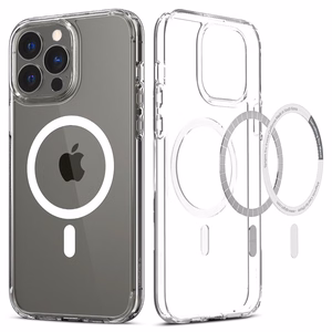 Spigen Ultra Hybrid Mag viedtālruņa apvalks ar MagSafe iPhone 13 Pro Max - balts