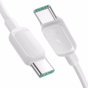 Joyroom S-A14 USB-C kabelis - USB-C 60W 1,2 m - Balts