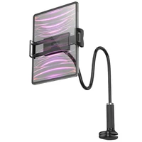 HOCO regulējams galda turētājs ar skavu HD10 melns