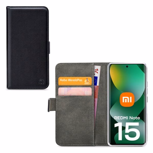 Mobilize Classic Gelly Wallet Book Maciņš Xiaomi Redmi Note 15 5G melns