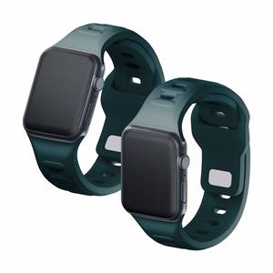 3mk silikona siksniņa Apple Watch, 38/40/41/42 mm, Evergreen, mazais izmērs