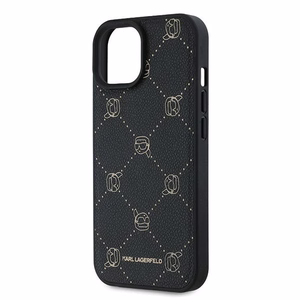 Karl Lagerfeld Karl Head Magnētiskais viedtālruņa apvalks iPhone 15 Plus - melns