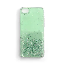 Wozinsky Star Glitter Shining pārsegs Samsung Galaxy A42 5G zaļš
