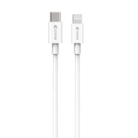 Comma kabelis Jub MFi USB-C - Lightning 3A 1,5 m balts