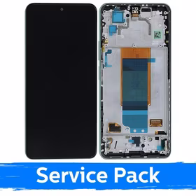LCD Displejs Compatible Xiaomi Poco F4 5G Ar Frame / Nebula Zaļš / (Service Pack)