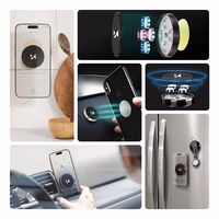 Wozinsky magnētiskais automašīnas paneļa stiprinājums ar pašlīmējošu pamatu melns