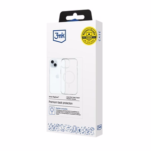 3mk Armor MagCase Viedtālruņa apvalks iPhone 15 - skaidrs