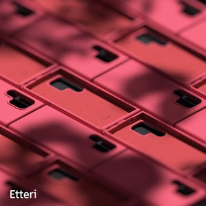 Etteri Silikona maciņš for Samsung Galaxy S25 Ultra raspberry