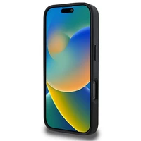 DKNY Rūtainais raksts magnētiskais iPhone 16 Pro Max viedtālruņa apvalks - melns