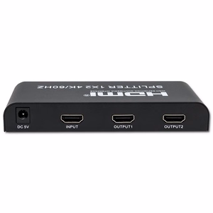 Qoltec 51797 Aktīvs HDMI Sadalītājs 2x HDMI 4K 6Gb/s 60Hz