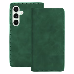 Smart Suede case for Samsung Galaxy S25 green