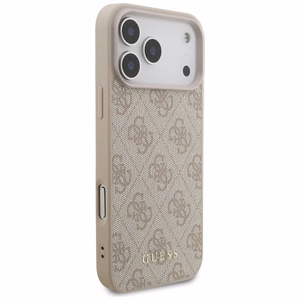Guess 4G Classic maciņš modelim iPhone 17 Pro Max / 18 Pro Max – krāsa: rozā